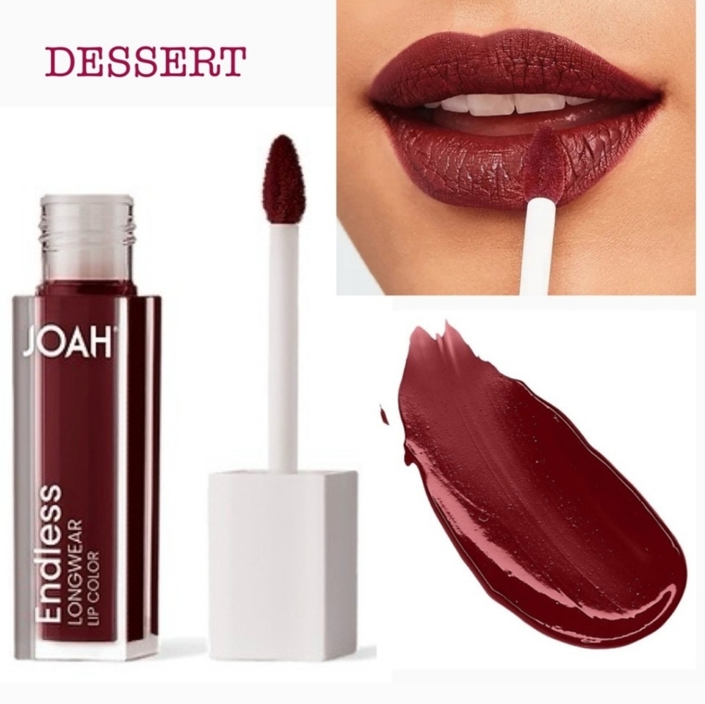 Joah Lipstick Endless Longwear Lip Color JSLL10 Dessert Liquid .18 fl oz SEALED